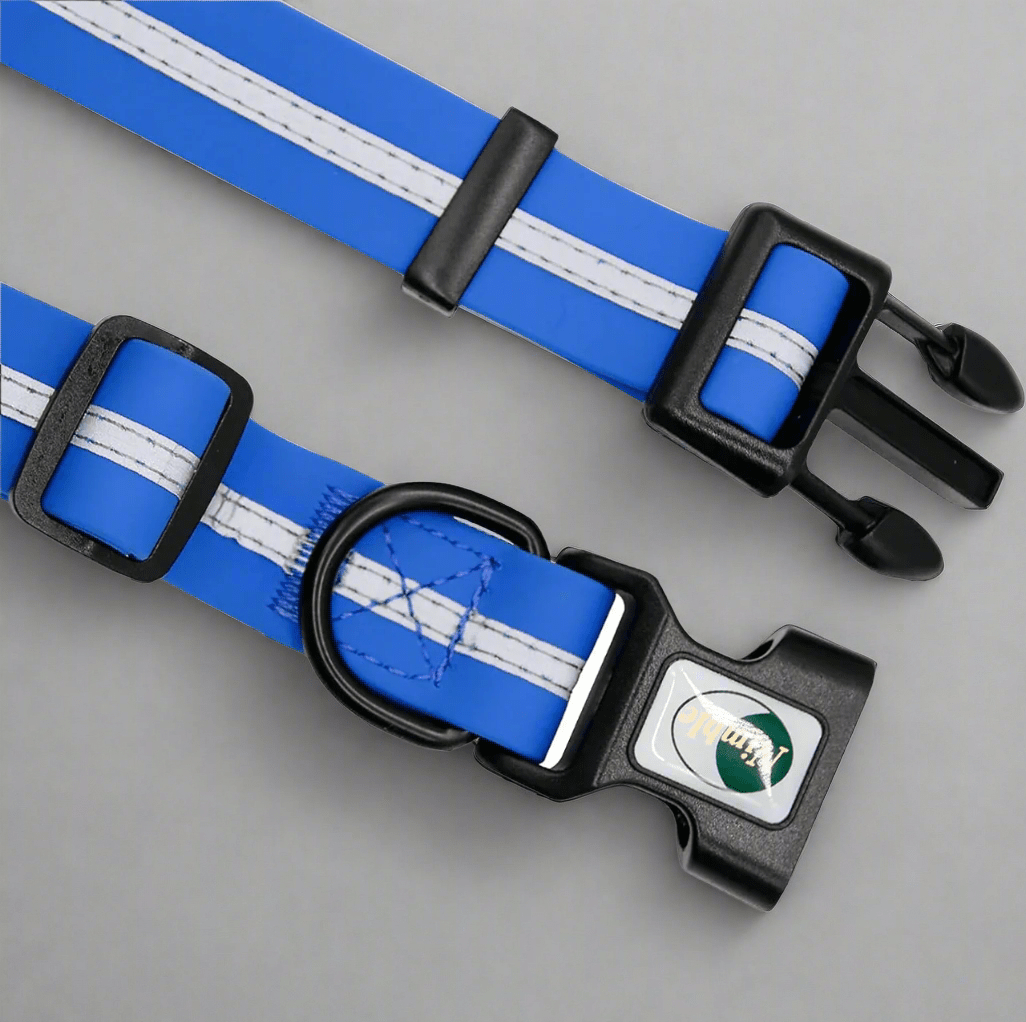 Collier pour Chien - WaterproofDogCollar™ - Bleu - Libre & Poilu