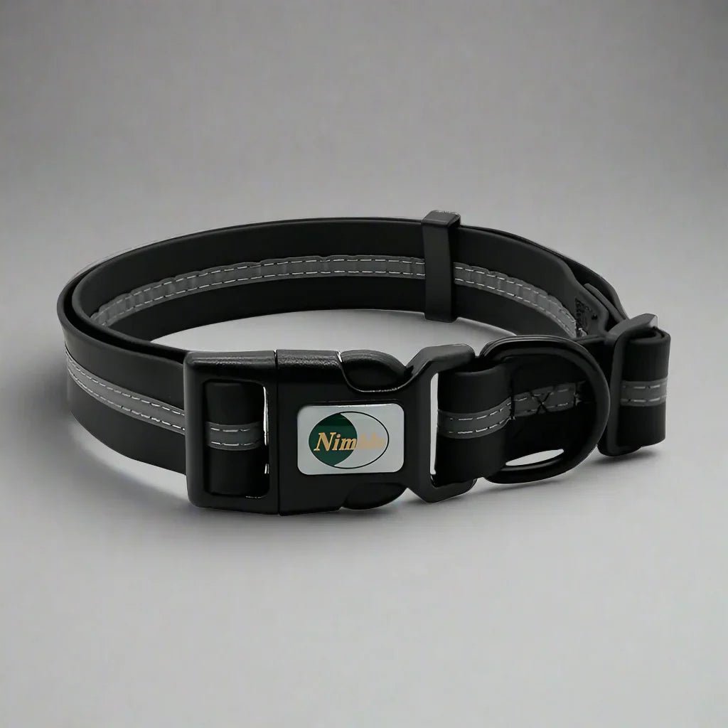 Collier pour Chien - WaterproofDogCollar™ - Noir - Libre & Poilu