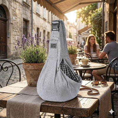 sacs de transport pour chien gris clair cafe provence lavande
