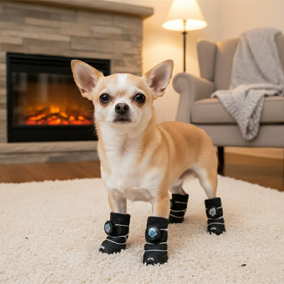 Chaussures pour chien chihuahua petit chien intérieur cheminée hiver