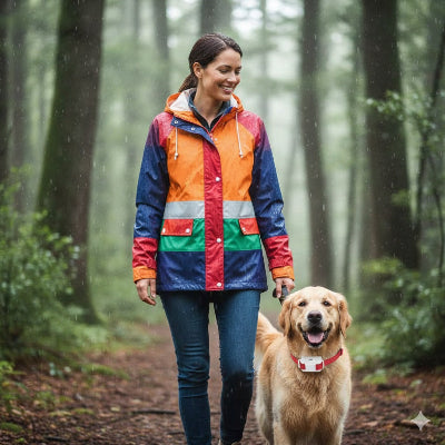 collier anti aboiement golden retriever rouge forêt pluie étanche