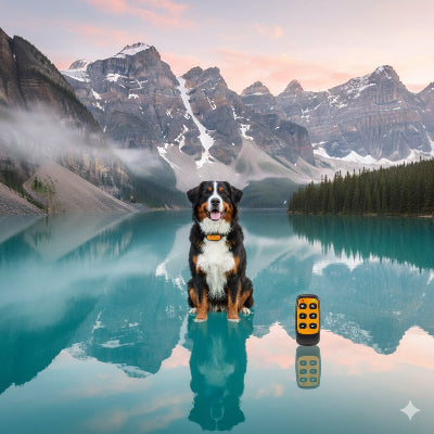 collier anti aboiement pour chien avec telecommande bouvier bernois education nature