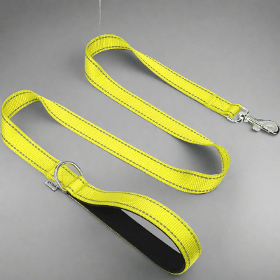 Collier Chien - DogsHarnessCollar™ - Jaune - Libre & Poilu