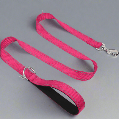 Collier Chien - DogsHarnessCollar™ - Rose - Libre & Poilu