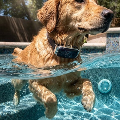 Collier GPS pour chien sans abonnement Golden waterproof piscine