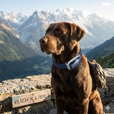 Collier GPS pour chien sans abonnement Labrador Alpes