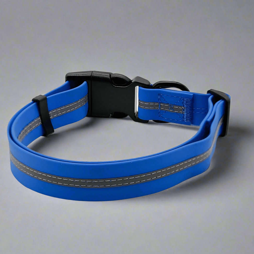 Collier pour Chien - WaterproofDogCollar™ - Bleu - Libre & Poilu