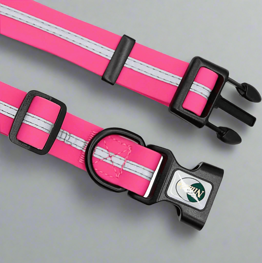 Collier pour Chien - WaterproofDogCollar™ - Rose - Libre & Poilu