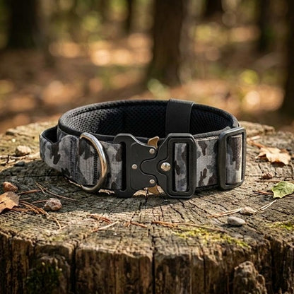 collier-pour-molosse-camouflage-gris-boucle-metal-securisee
Collier pour molosse camouflage gris boucle métal sécurisée
