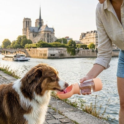 Gourde pour chien portable balade promenade