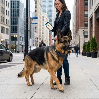 GPS chien sans abonnement Berger Allemand laisse ville application mobile