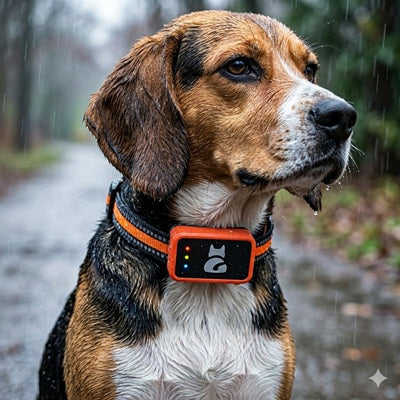 gps pour chien étanche ip65 beagle pluie résistant forêt