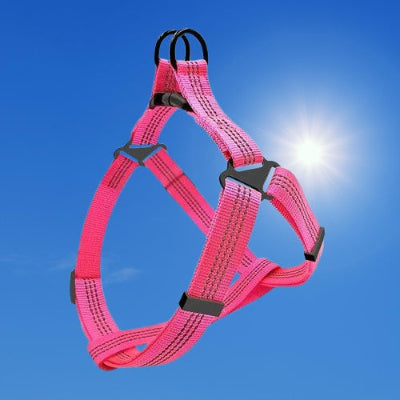 harnais pour chien rose ajustable resistant qualite premium durable
