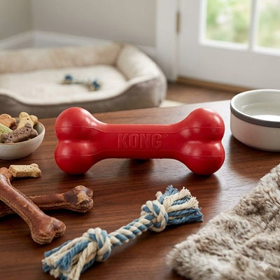 jouet pour chien kong os rouge friandises corde panier intérieur