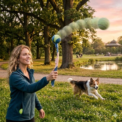 Lanceurs de balle pour chien border collie parc kiosque lancer puissant