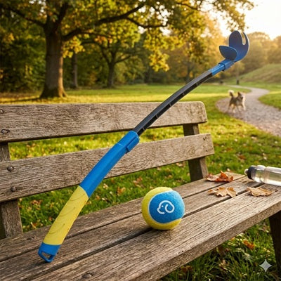 lanceurs de balles pour chien banc parc automne balle produit