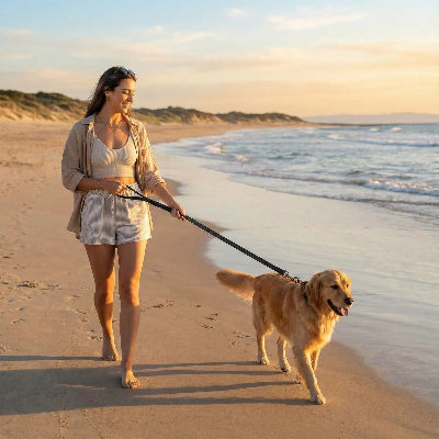 longe-chien-hiver-neige-randonnee-couple-husky-foret