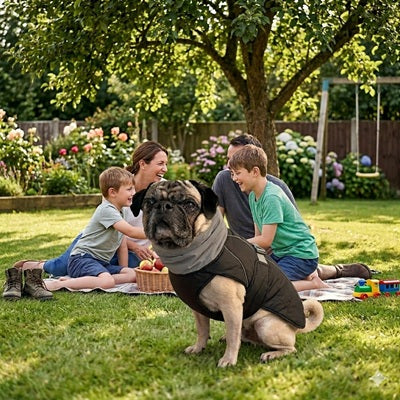 manteau chien pluie carlin famille jardin imperméable confort extérieur été