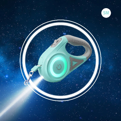 model vert futuriste d'enrouleur laisse chien innovant