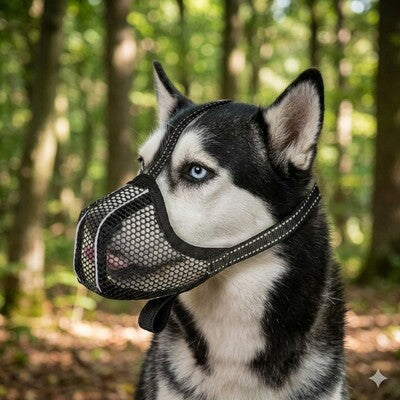 museliere chien husky respirante confortable securite foret promenade qualite premium
