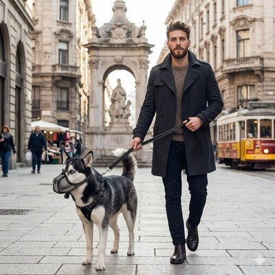 museliere chien husky respirante confortable securite promenade foret qualite premium