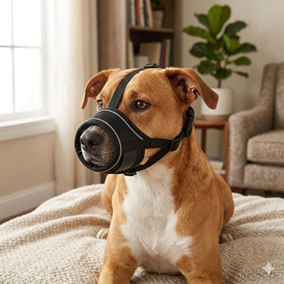 museliere-chien-respirante-confort-maison-maille-ajustable