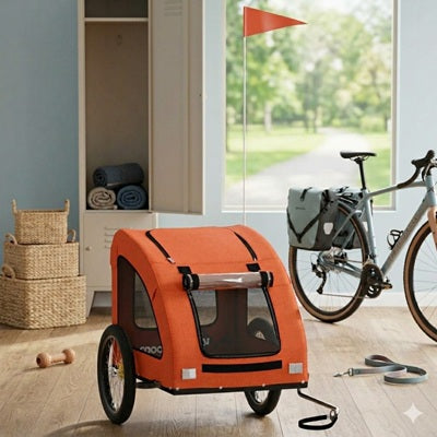 Remorque pour chien vélo intérieur maison rangement