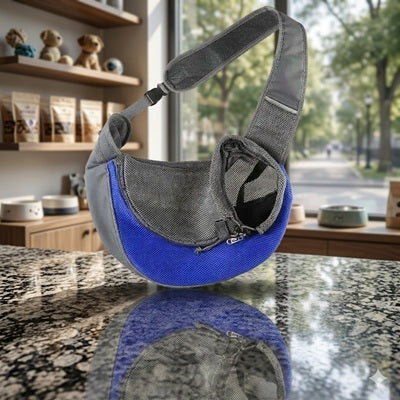 sac a dos pour chien bleu bandouliere mesh respirant cuisine