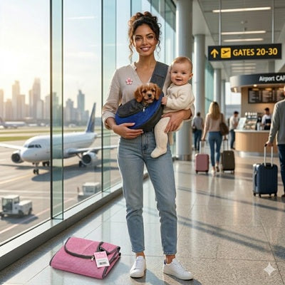 sac a dos pour chien voyage aeroport maman bebe confortable