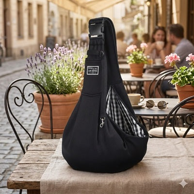 sacs de transport pour chien noir cafe provence lavande